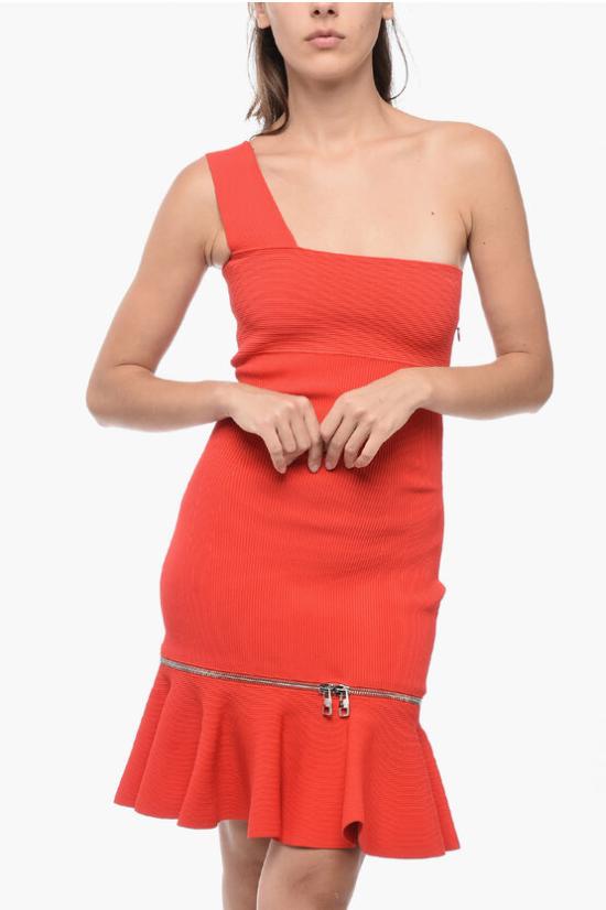  알렉산더 맥퀸 숏 원피스 720569Q1A4D6610 Red - ALEXANDER MCQUEEN