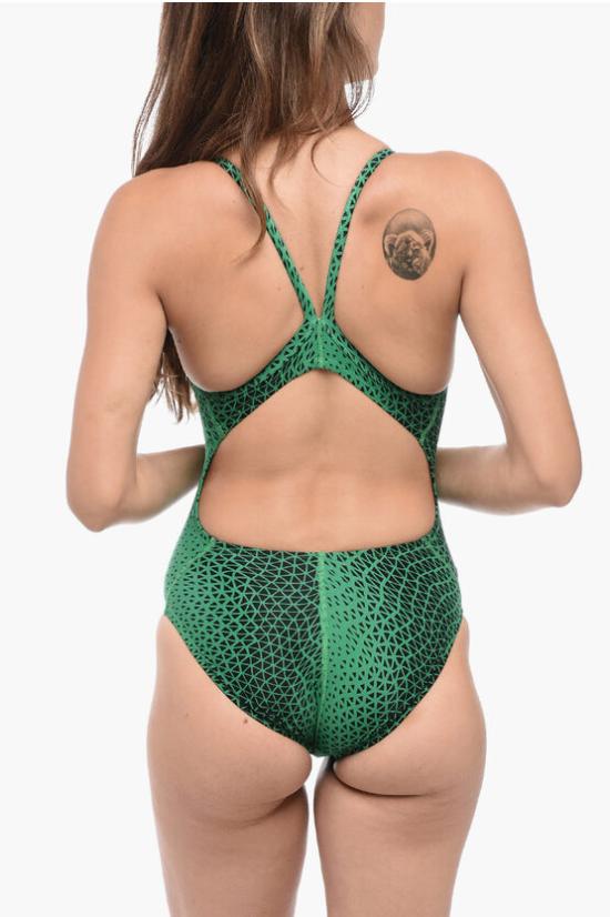  나이키 원피스 수영복 NESSE020 313 Nero Verde - NIKE