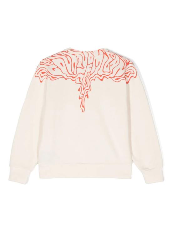  [키즈] 마르셀로 불론 트레이닝 상의 CBBA001F23FLE003 6F20 ECRU ORA - MARCELO BURLON