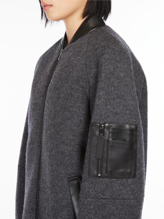 24FW 막스마라 LIMOSA 리모사 울 저지 봄버 자켓  2426906048600 - MAX MARA