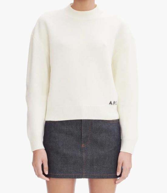 24FW 아페쎄 가디건 WVBDK F23373 ECRU Beige - A.P.C.