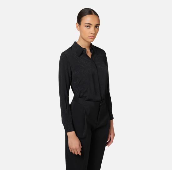  엘리자베타프랜치 셔츠 CA08446E2 110 Black - ELISABETTA FRANCHI