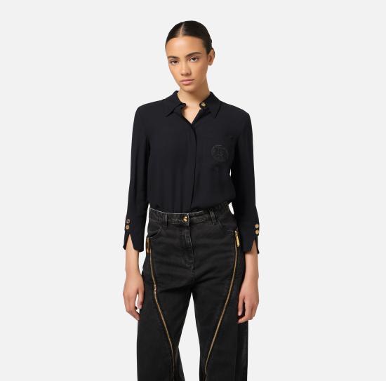  엘리자베타프랜치 셔츠 CA09146E2 110 Black - ELISABETTA FRANCHI