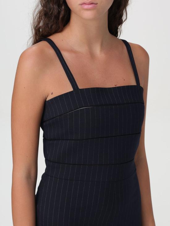 24FW 막스마라 숏 원피스 2421246173600 001 Blue - MAX MARA