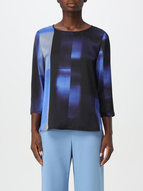 24FW 엠포리오 아르마니 블라우스 EW000292TE11176 MB013 Blue