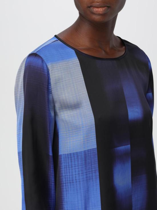 24FW 엠포리오 아르마니 블라우스 EW000292TE11176 MB013 Blue - EMPORIO ARMANI