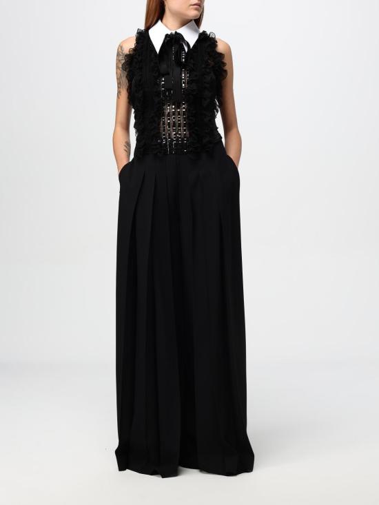 25FW 알베르타 페레티 롱 스커트 03036618 0555 Black - ALBERTA FERRETTI