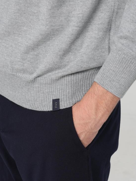 25FW 페이 스웨터 NMMC1492420CQT B201 Grey - FAY