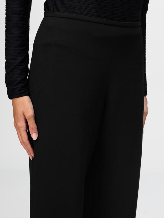 24FW 엠포리오 아르마니 스트레이트 팬츠 0NP01T02013 999 Black - EMPORIO ARMANI