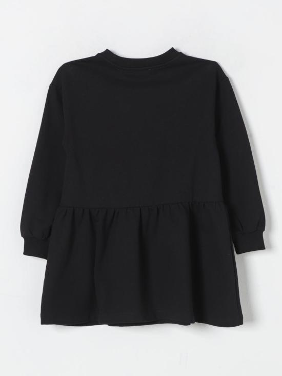 25FW [키즈] 모스키노 원피스 HDV0FDLDA16 60100 Black - MOSCHINO