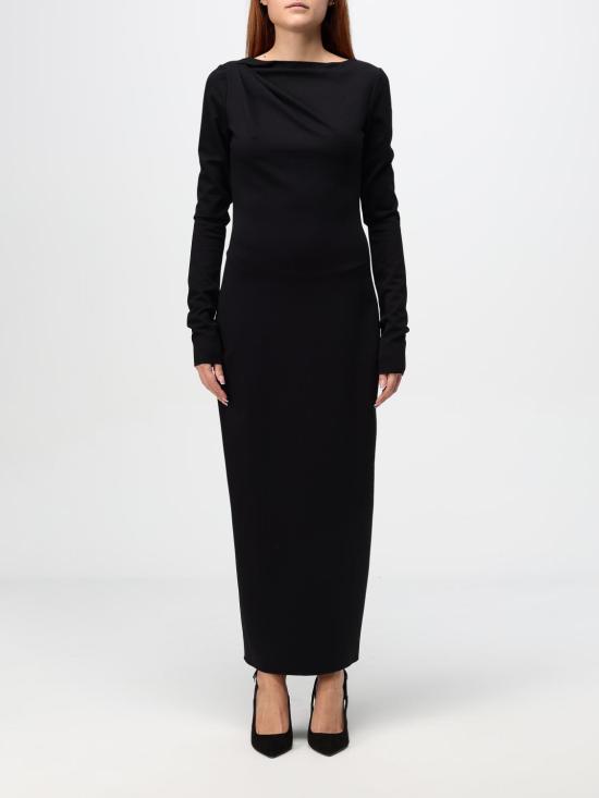 24FW 엠포리오 아르마니 롱 원피스 6D2A8B2JIHZ 0999 Black