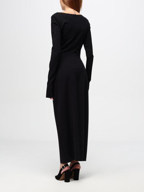 24FW 엠포리오 아르마니 롱 원피스 6D2A8B2JIHZ 0999 Black - EMPORIO ARMANI
