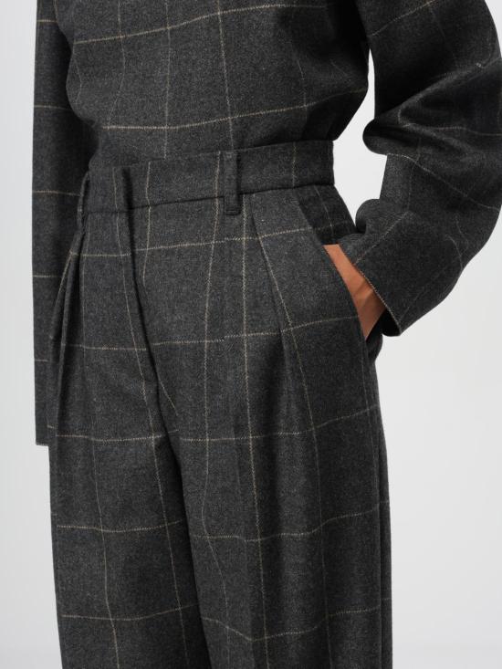 24FW 엠포리오 아르마니 스트레이트 팬츠 EW000163TE10525 OC001 Grey - EMPORIO ARMANI