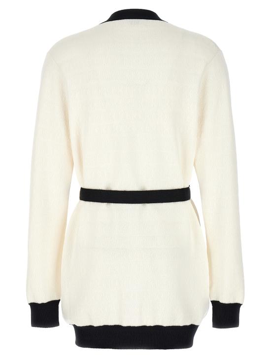  발리 가디건 WKN05IVI040I132 White Black - BALLY