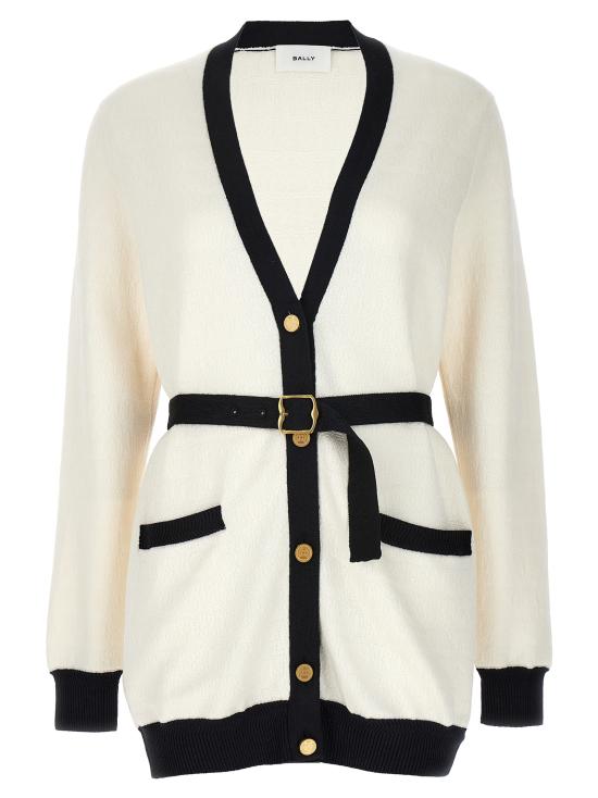  발리 가디건 WKN05IVI040I132 White Black