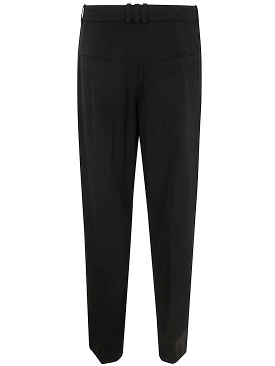  발망 스트레이트 팬츠 DH0PQ305WC09 0PA BLACK - BALMAIN