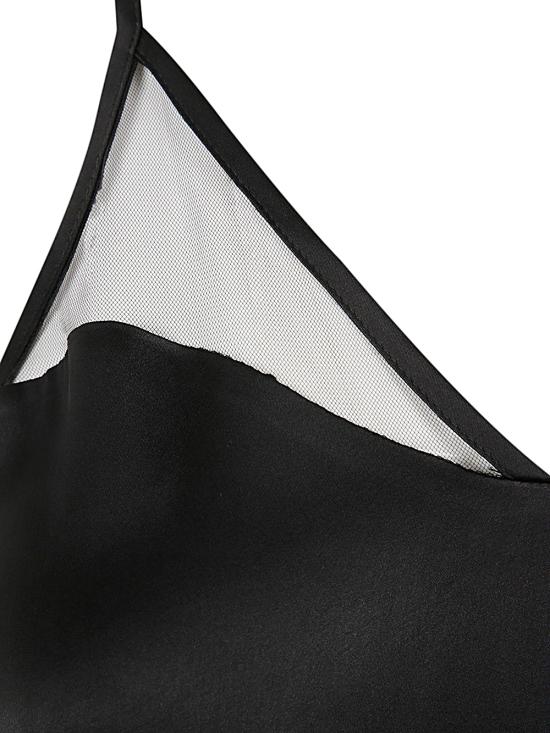  트윈세트 민소매 티셔츠 242TT2053 00006 BLACK - TWINSET