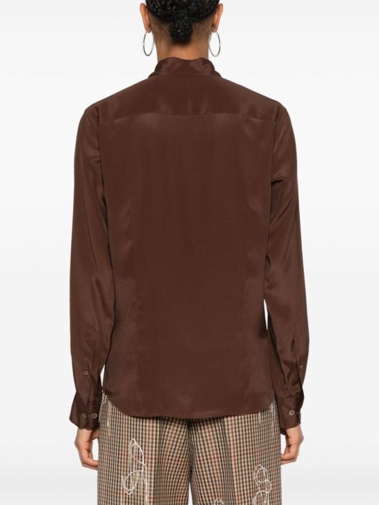  드리스 반 노튼 셔츠 242 010707 9164 703 BROWN - DRIES VAN NOTEN