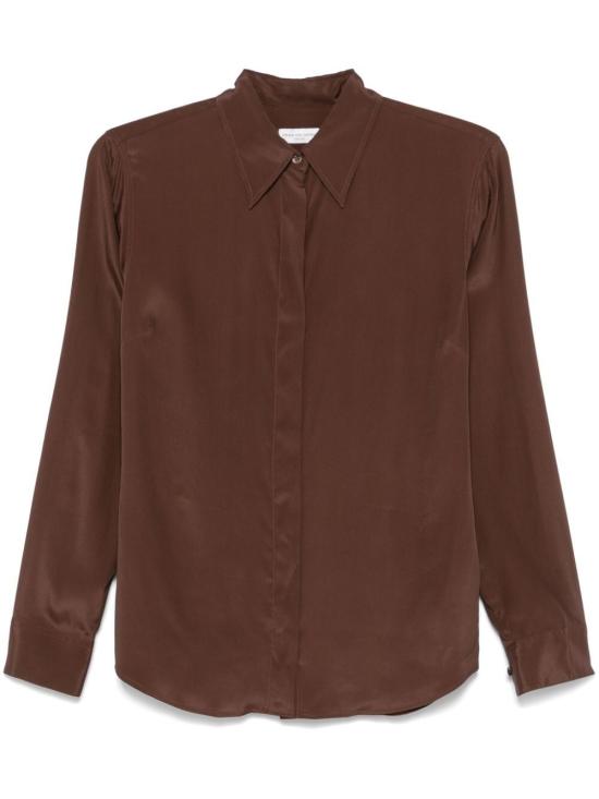  드리스 반 노튼 셔츠 242 010707 9164 703 BROWN - DRIES VAN NOTEN