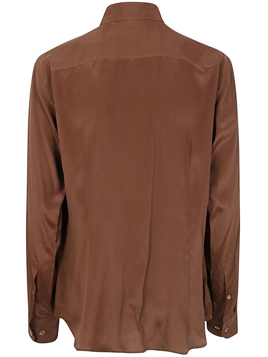  드리스 반 노튼 셔츠 242 010707 9164 703 BROWN - DRIES VAN NOTEN