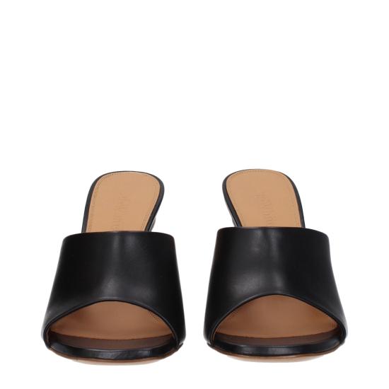 25SS 오프화이트 뮬/슬리퍼 OWIJ042LEA0011010 - OFF WHITE