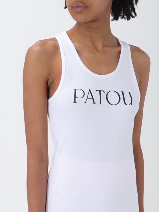  파투 민소매 티셔츠 JE0159994 001W White - PATOU