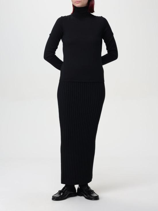 25FW 막스마라 롱 스커트 2421306033600 005 Black - MAX MARA