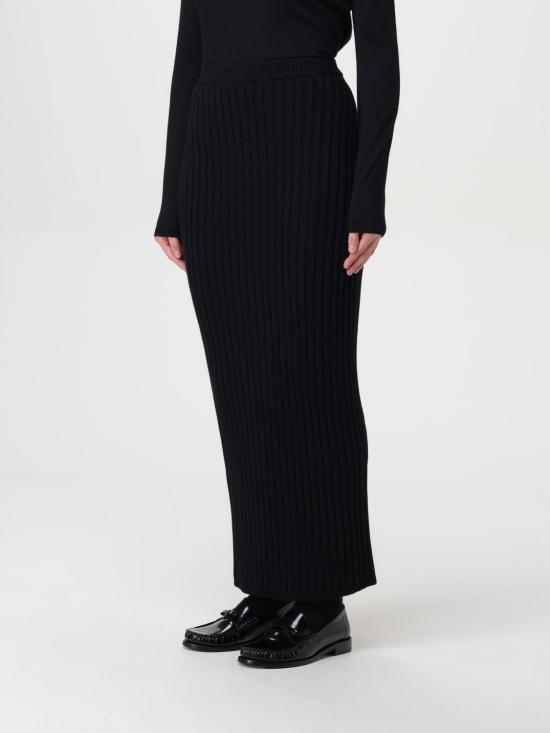 25FW 막스마라 롱 스커트 2421306033600 005 Black - MAX MARA