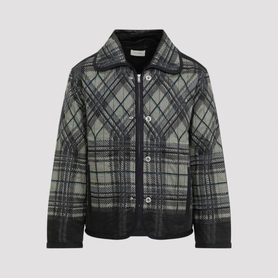 24FW 크레이그 그린 자켓 CGAW24CWOJKT68 BLACK PLAID - CRAIG GREEN