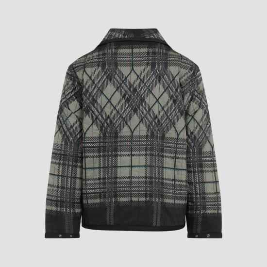 24FW 크레이그 그린 자켓 CGAW24CWOJKT68 BLACK PLAID - CRAIG GREEN