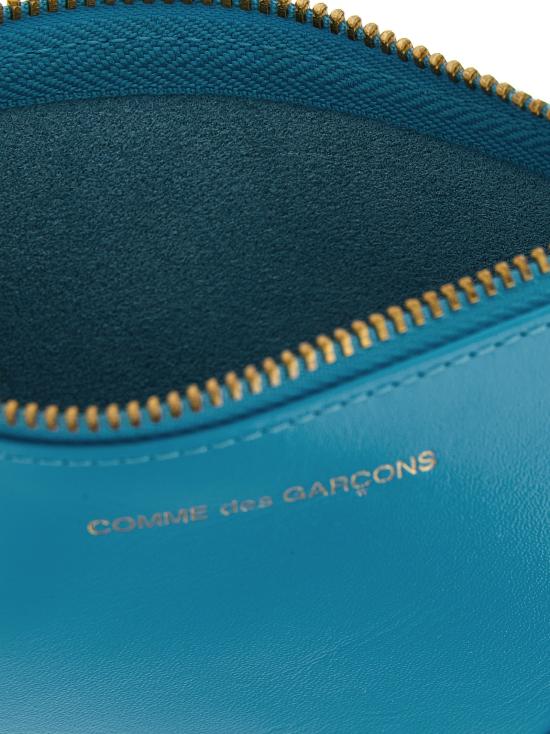 26FW 꼼데가르송 클래식 레더 라인 파우치 SA8100BLUE Light Blue - COMME DES GARCONS