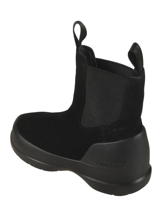  문부츠 루나 스웨이드 첼시 부츠 80D2480050 N001 Black - MOON BOOT