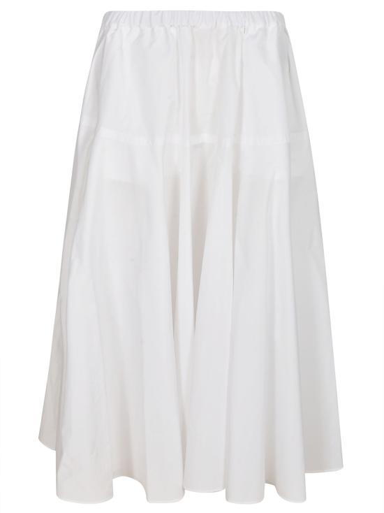  파투 미디 스커트 SK058 0011 001W White