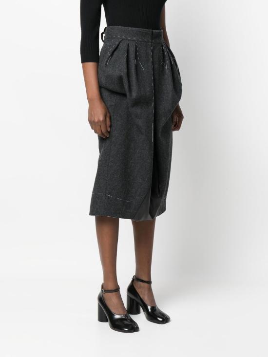  마르지엘라 롱 스커트 SI0MA0004 S53338855F - MAISON MARGIELA