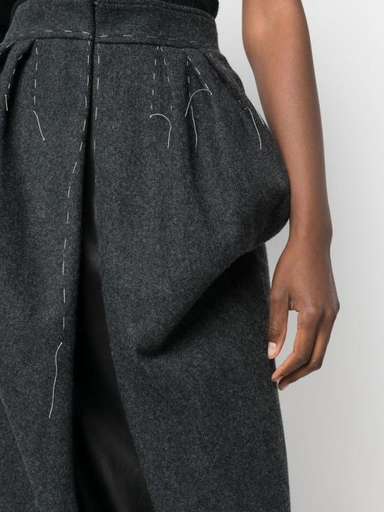  마르지엘라 롱 스커트 SI0MA0004 S53338855F - MAISON MARGIELA