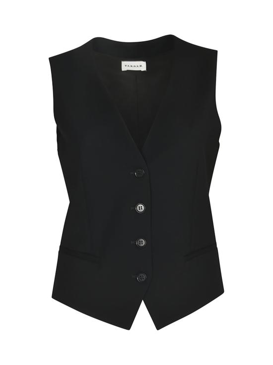 24FW 파로쉬 베스트 D410034 013 Black