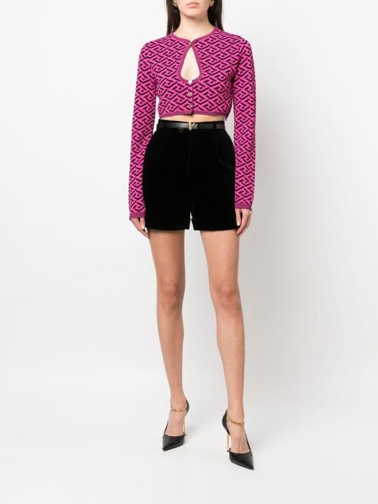  베르사체 가디건 1004358 1A040641PF00 Fuchsia - VERSACE