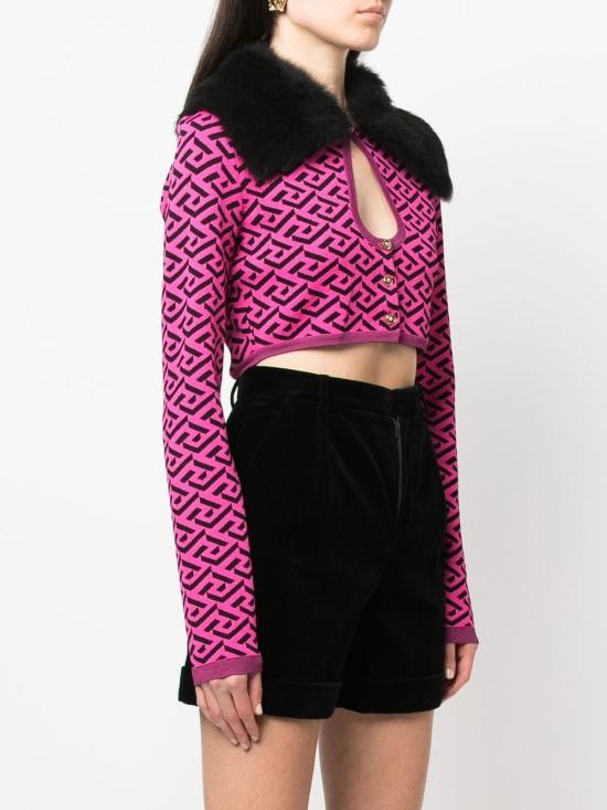  베르사체 가디건 1004358 1A040641PF00 Fuchsia - VERSACE
