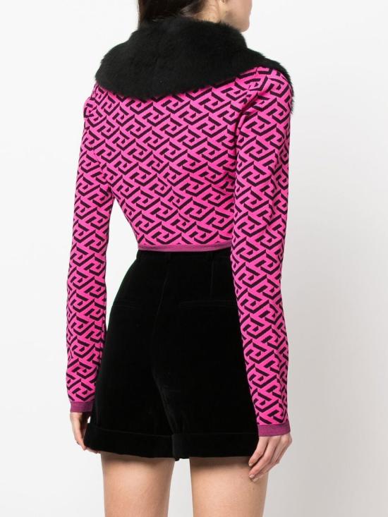  베르사체 가디건 1004358 1A040641PF00 Fuchsia - VERSACE