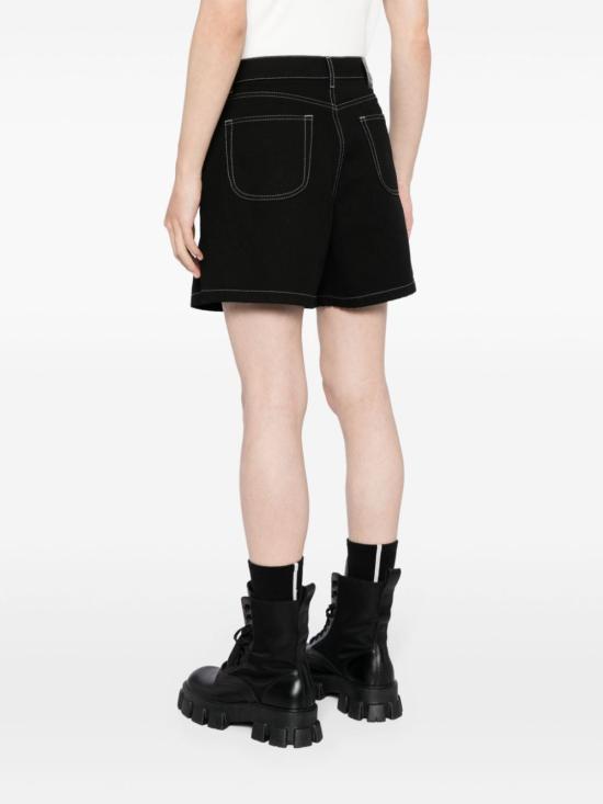  오프화이트 데님 숏팬츠 OMYC022S24DEN001 1203 Black - OFF WHITE