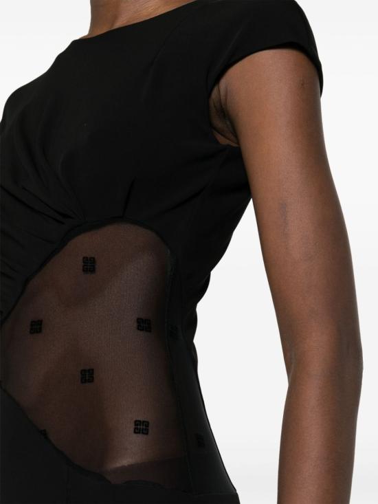  지방시 미디 원피스 BW21WS30XH 001 Black - GIVENCHY