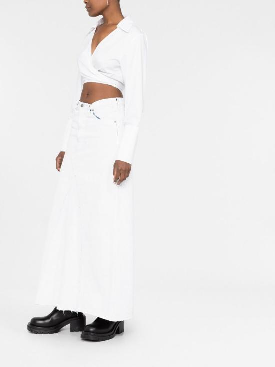  마르지엘라 미디 스커트 SI0MA0002 S30561967 White - MAISON MARGIELA