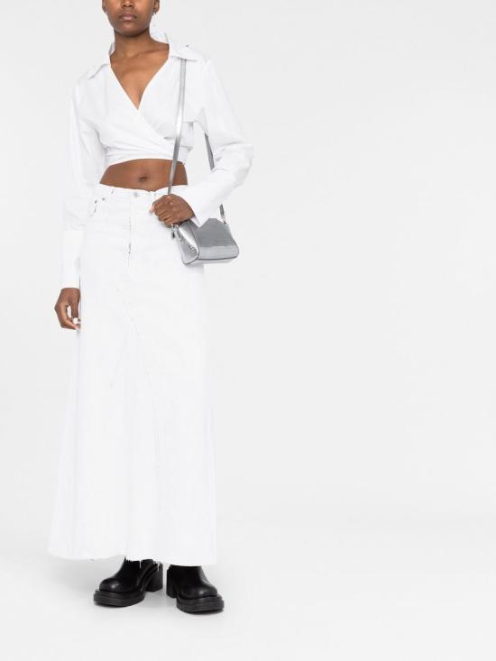  마르지엘라 미디 스커트 SI0MA0002 S30561967 White - MAISON MARGIELA