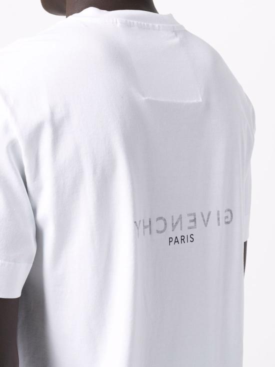 지방시 반팔 티셔츠 BM71653Y6B 100 White - GIVENCHY