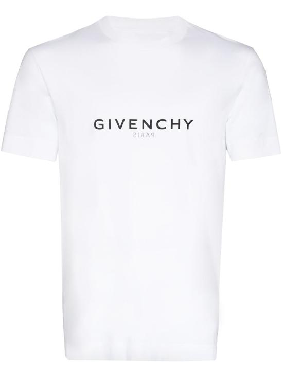  지방시 반팔 티셔츠 BM71653Y6B 100 White - GIVENCHY