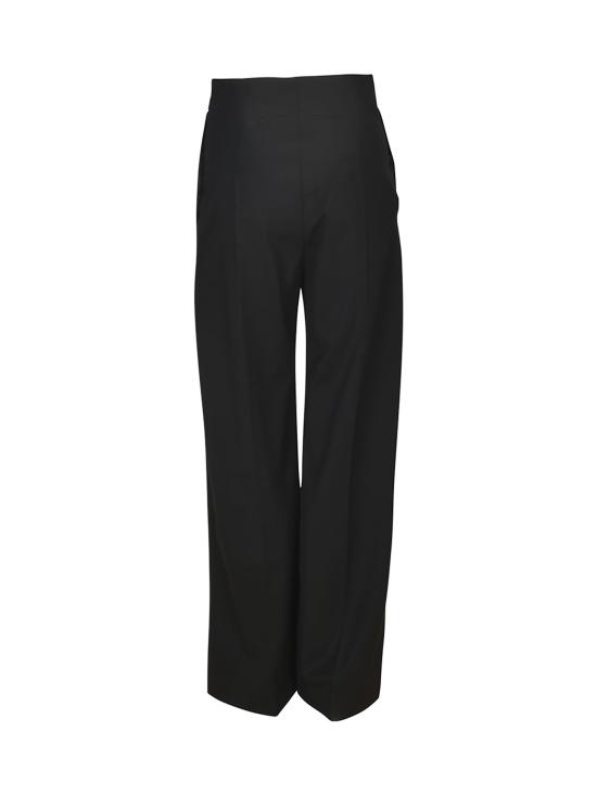  파투 스트레치 와이드 팬츠 TR002 0103 999B Black - PATOU