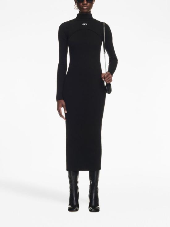  오프화이트 롱 원피스 OWDB495F23JER001 1001 - OFF WHITE