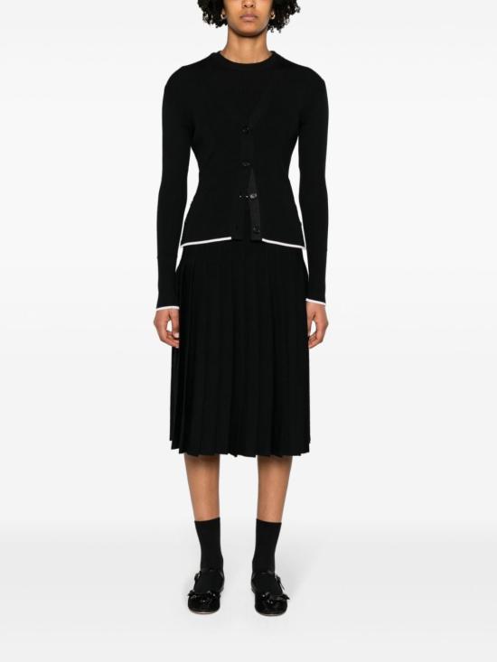 24FW 톰브라운 가디건 FKC607B Y1042001 Black - THOM BROWNE