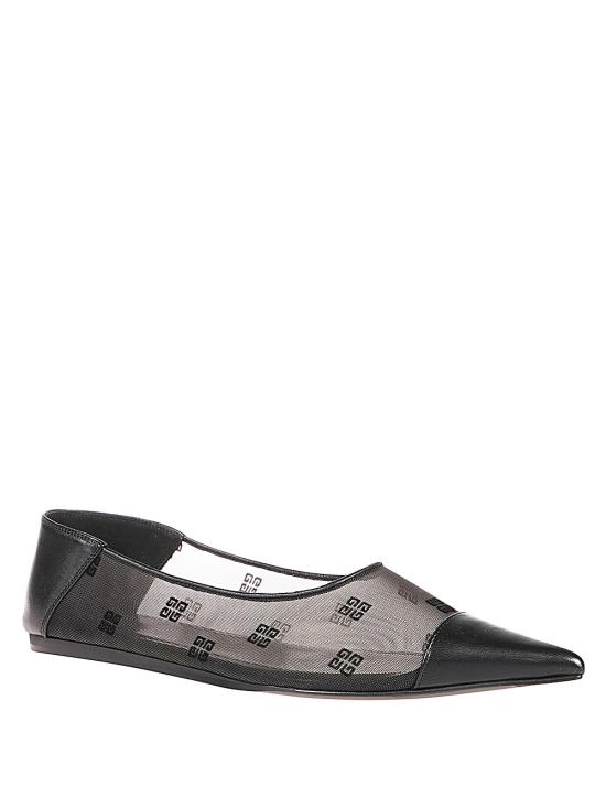 24FW 지방시 플랫 슈즈 BE500TE28T 001 Black - GIVENCHY