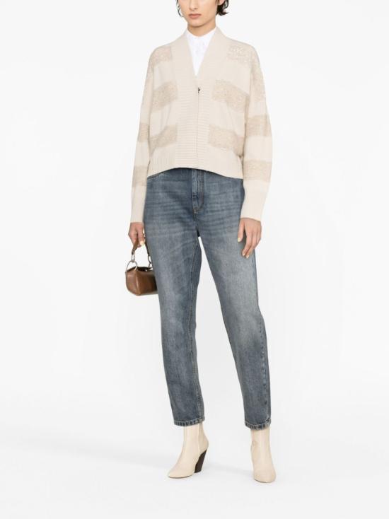  브루넬로 쿠치넬리 가디건 M16702106 CLS40 Beige - BRUNELLO CUCINELLI